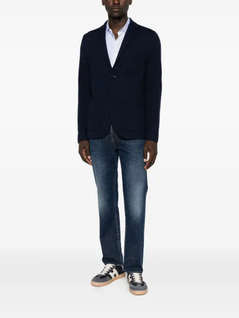 Harris Wharf London herringbone-knit blazer