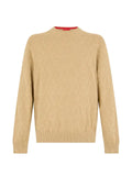 BOSS logo-jacquard crew-neck sweater