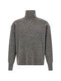 Ma'ry'ya half-zip dropped-shoulder sweater