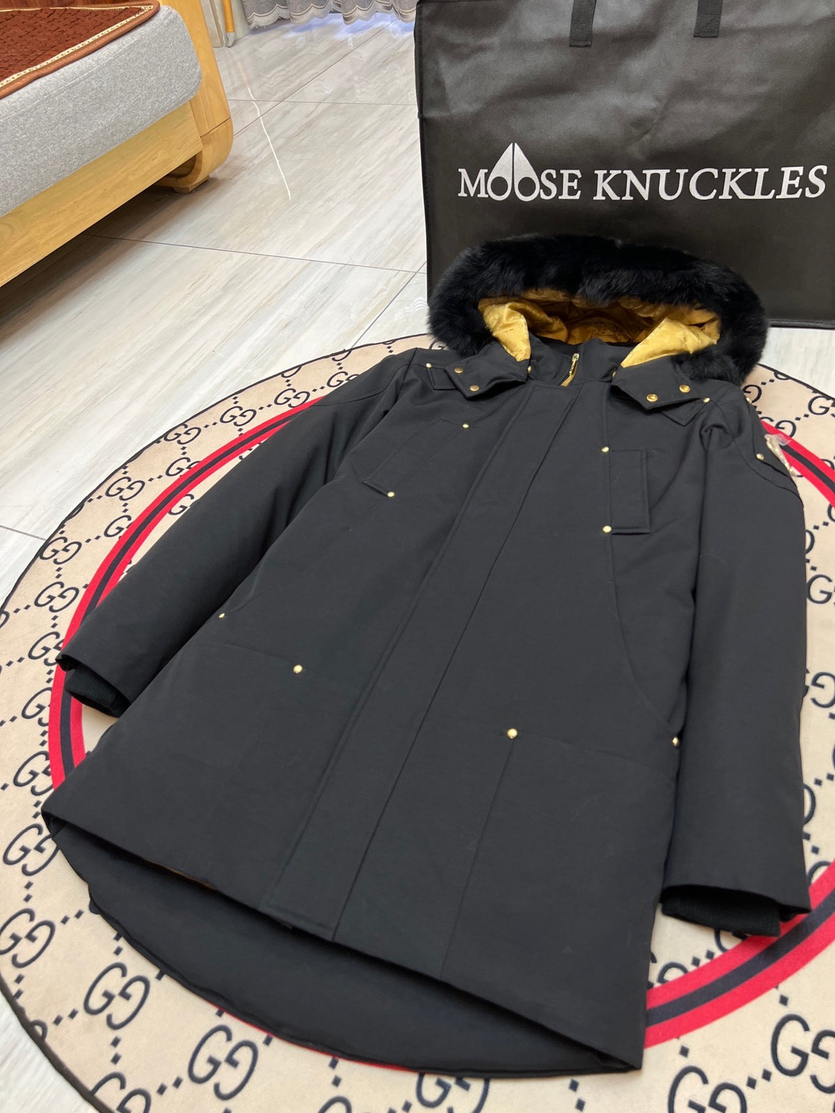 Moose Knuckles Men's Long Down Parka