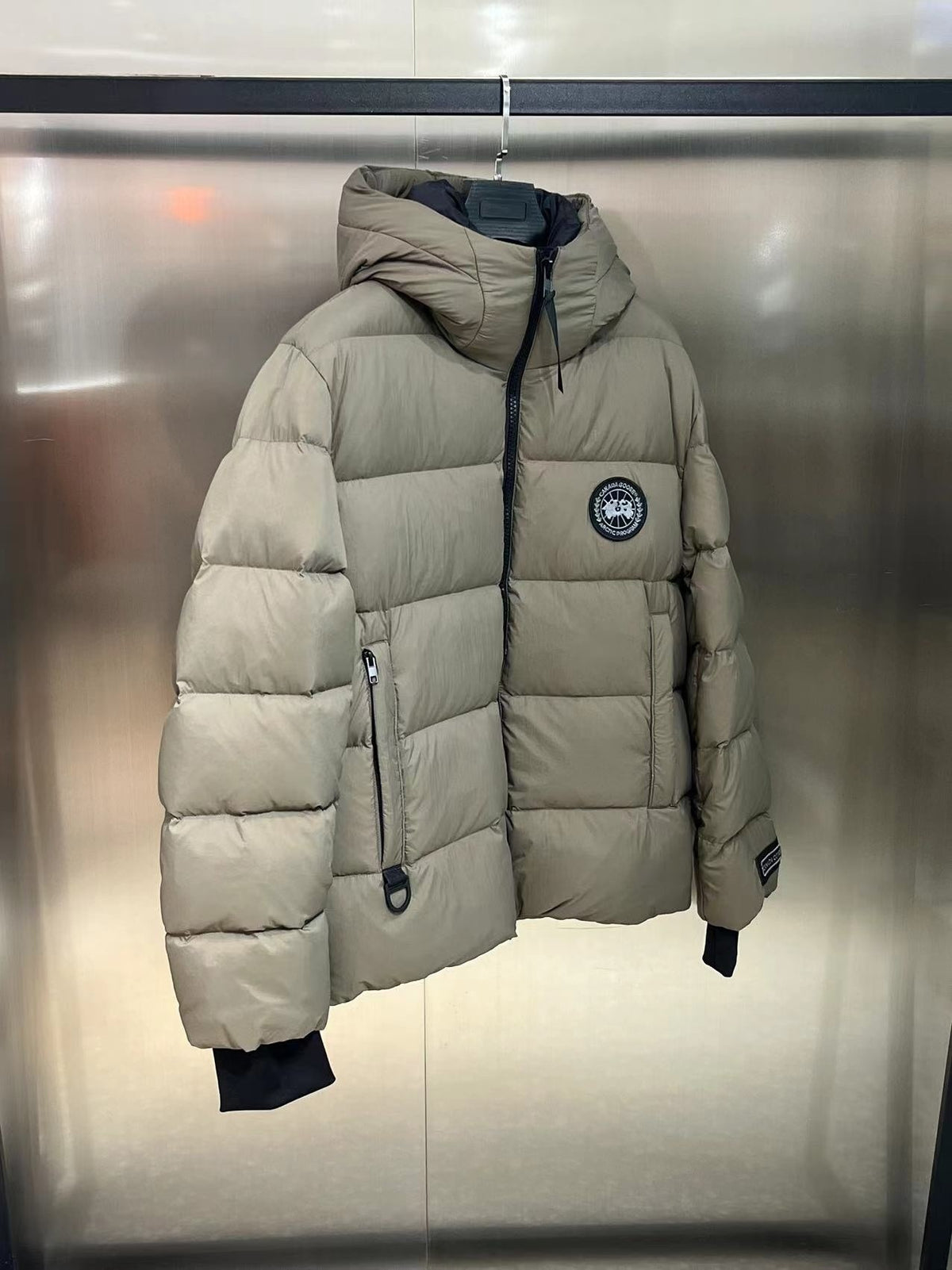 Canada Goose Black Label Hooded Puffer Jacket (Unisex)