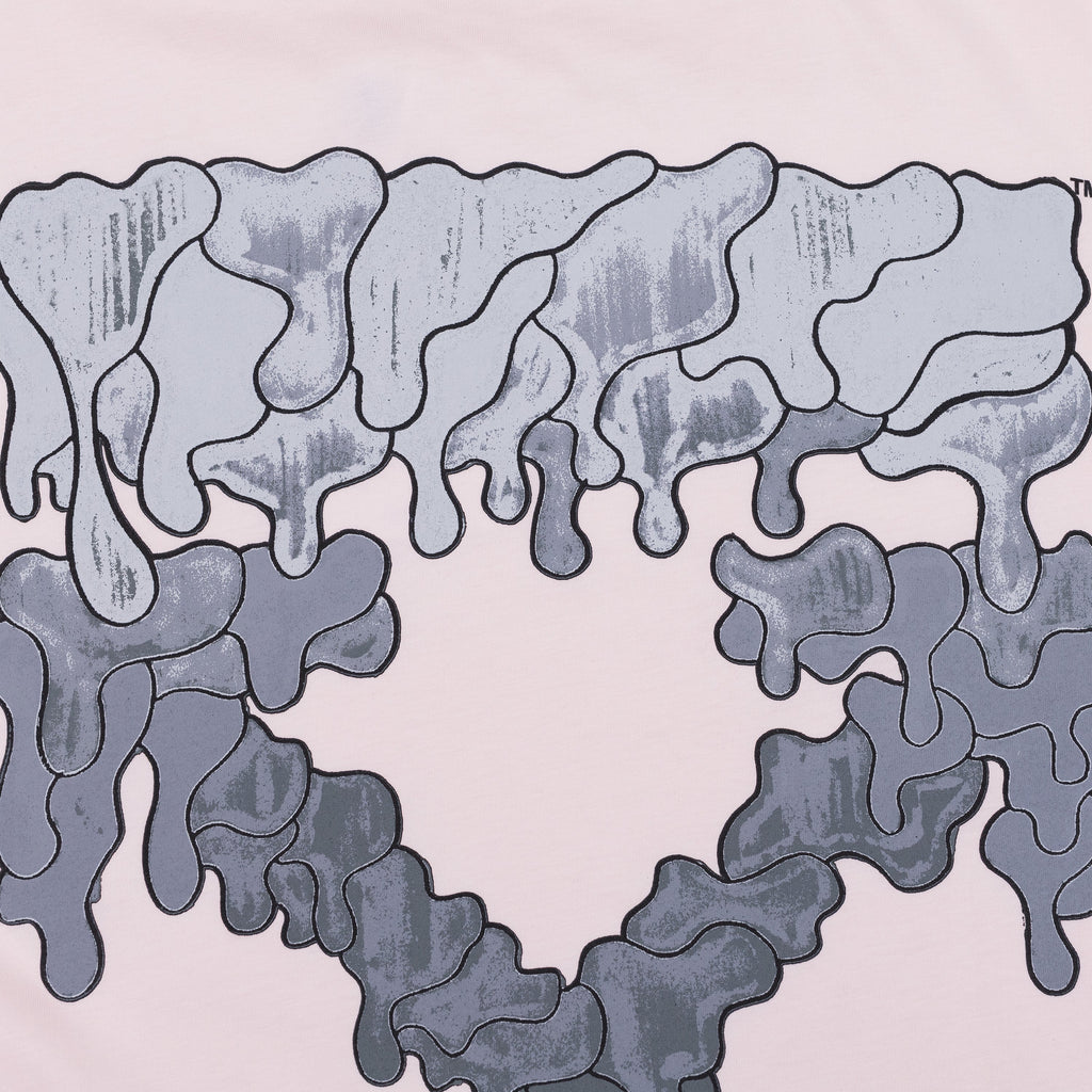 Mauve Chalk Skate Fit Dripping Arrow T-Shirt