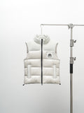 Moose Knuckles Two-Tone Down Vest — White & Black