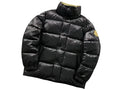 Moncler Sumido Diamond Quilt Down Jacket — Black