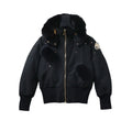 Moose Knuckles Gold Debbie Bomber Down Jacket – Black