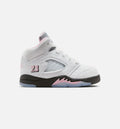 Air Jordan 5 Retro Medium Soft Pink Infant/Toddler Lifestyle Shoe – White/Black/Medium Soft Pink