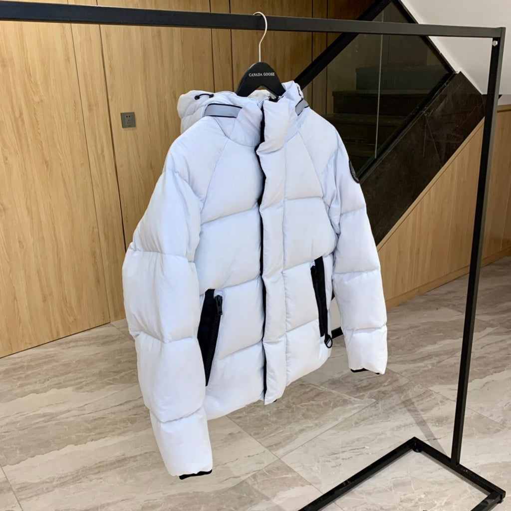 Canada Goose Black Label Hooded Puffer Jacket (Unisex)