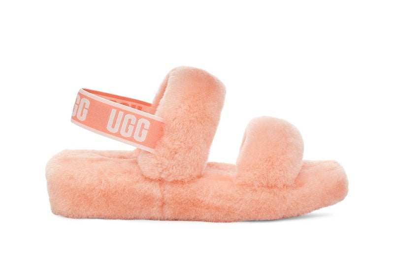 Fluffy Strap Sandals — Pink | New Arrival | In Stock