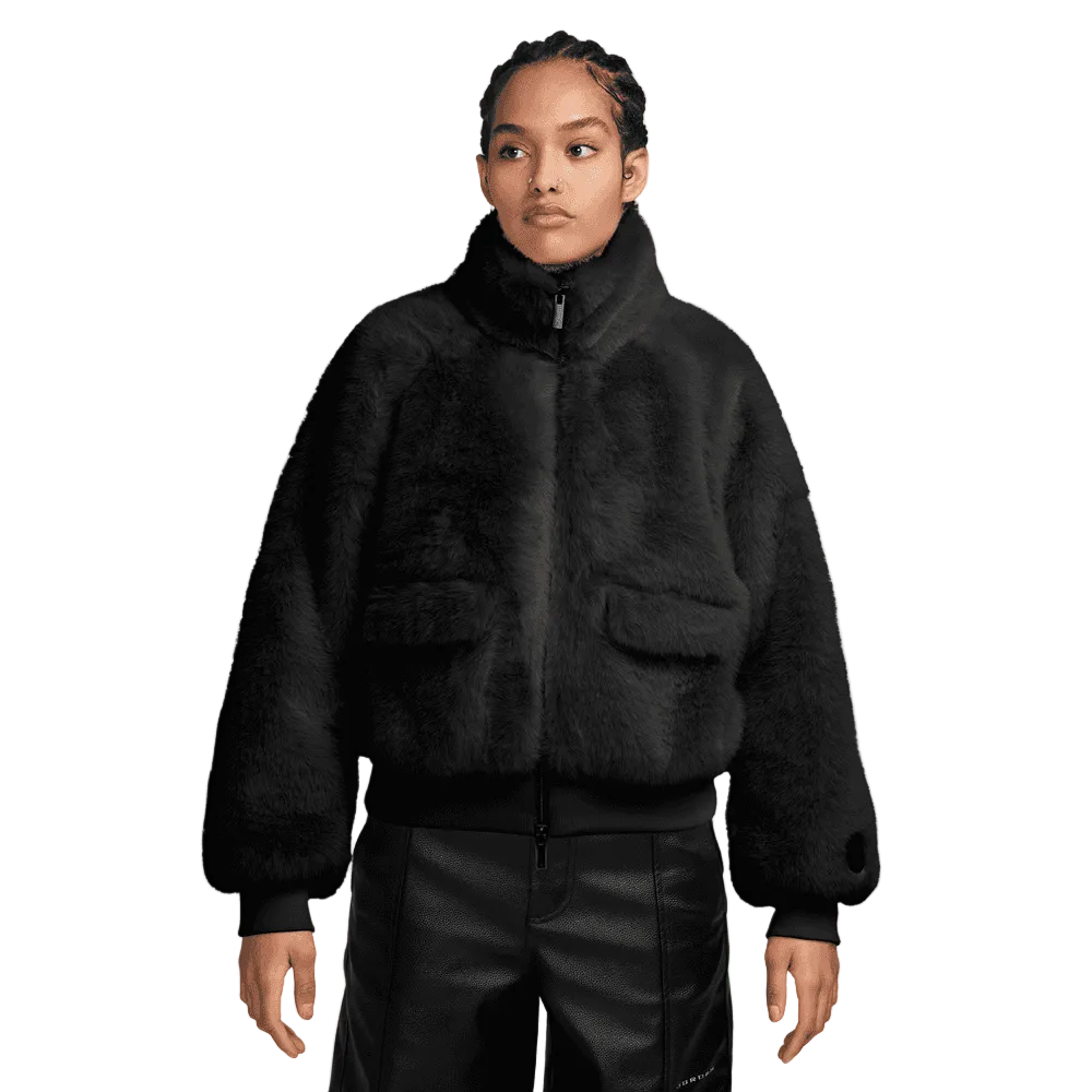 Wmns Air Jordan Flight Faux Fur Jacket