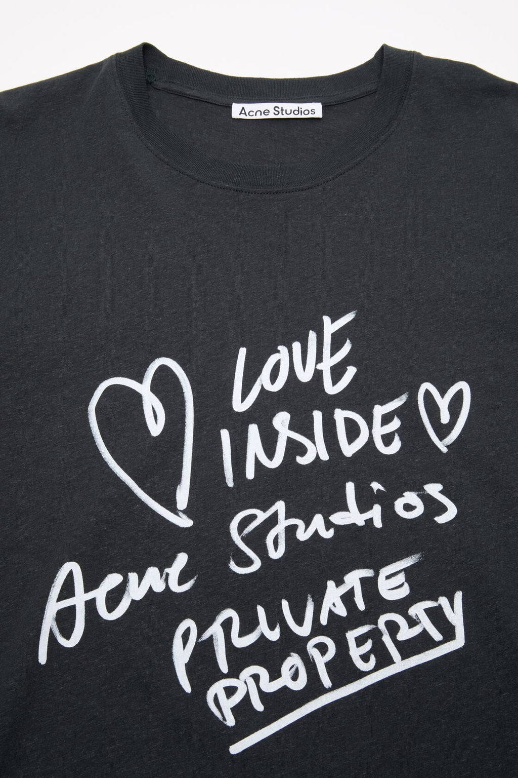 acne studios Graphic t-shirt black graphic tee