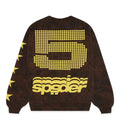Sp5der 5 Crewneck Sweatshirt Brown