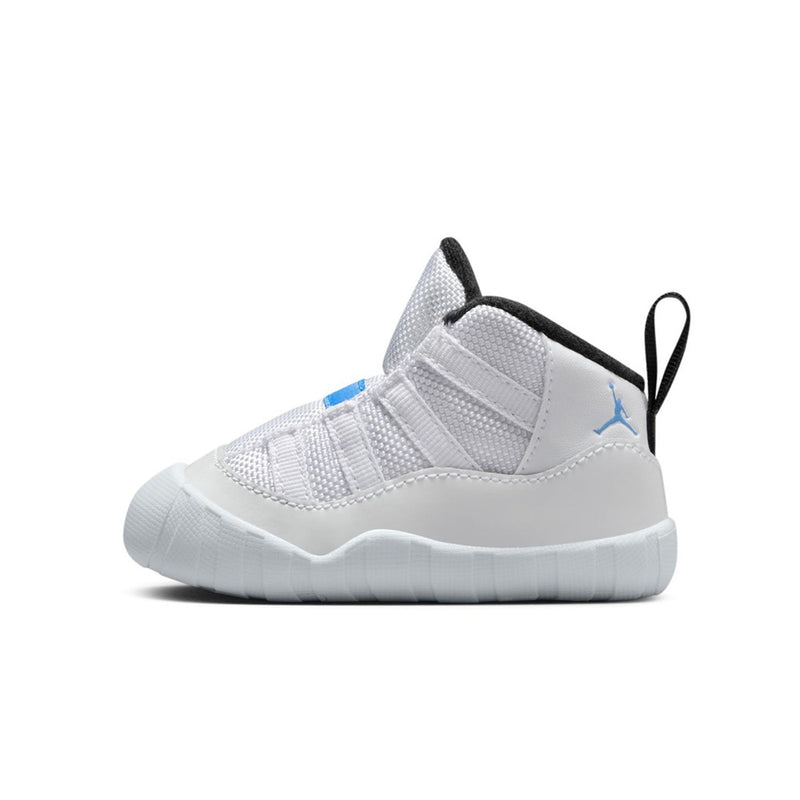 Jordan 11 Crib Bootie "Legend Blue" White/Legend Blue-Black (CI6165 104)