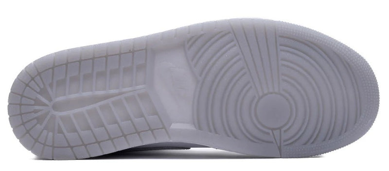 Women's Air Jordan 1 Mid SE White/Metallic Silver (FN5031 100)