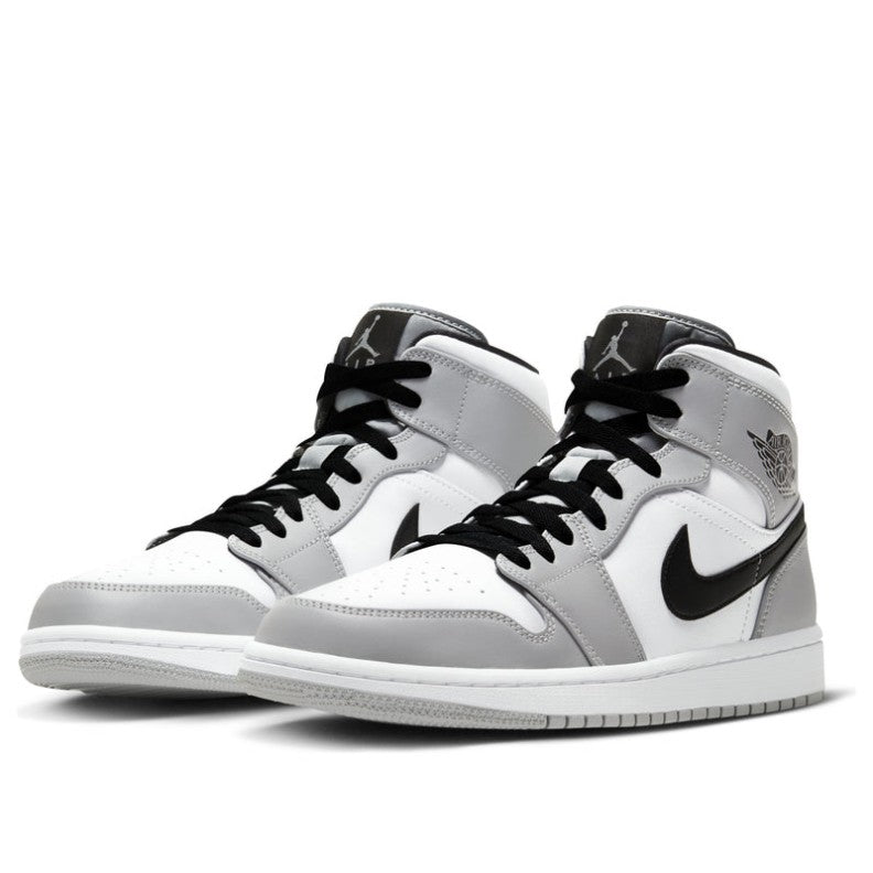 Air Jordan 1 Mid Smoke Grey Sneakers | 554724-092