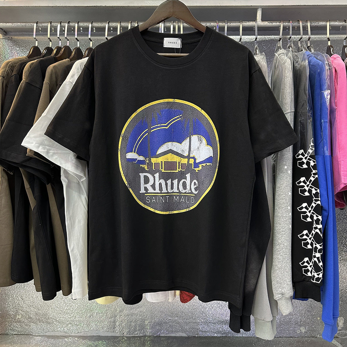 RHUDE Yacht Club Cotton T-shirt