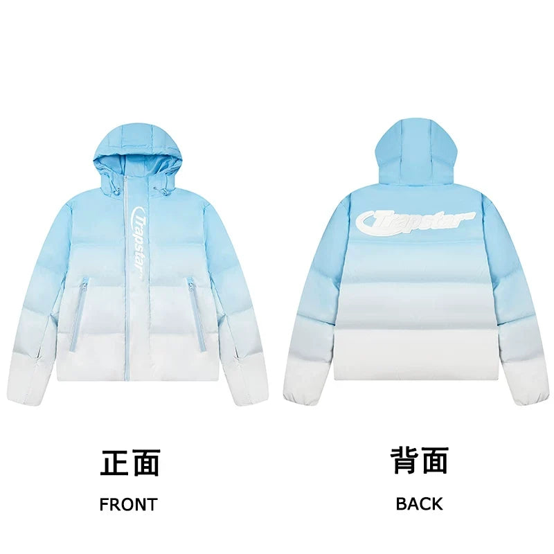 Trapstar Cotton Puffer Jacket 03 - Blue & White