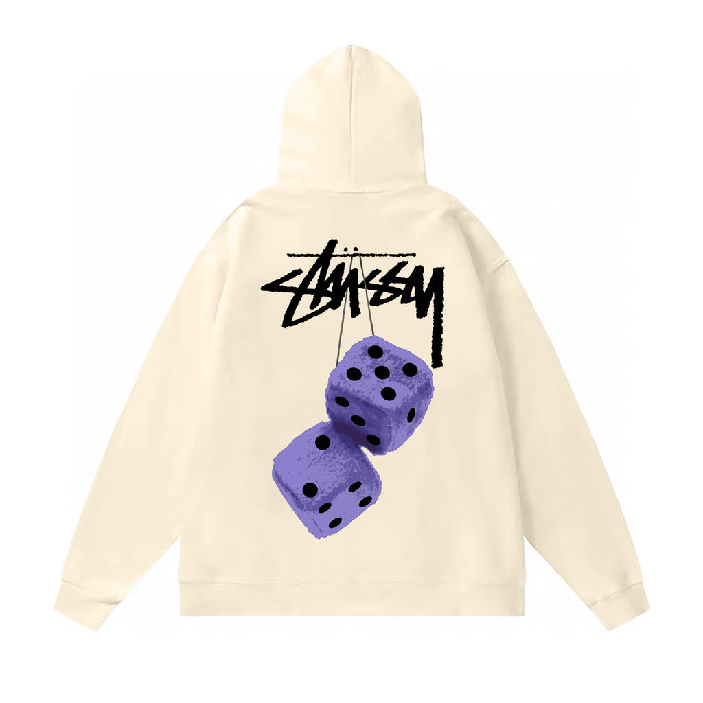 Stussy Hoodie Fall/Winter Fleece Hooded Sweater
