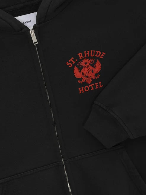Rhude St. Rhude Seal Zip-Up Hoodie