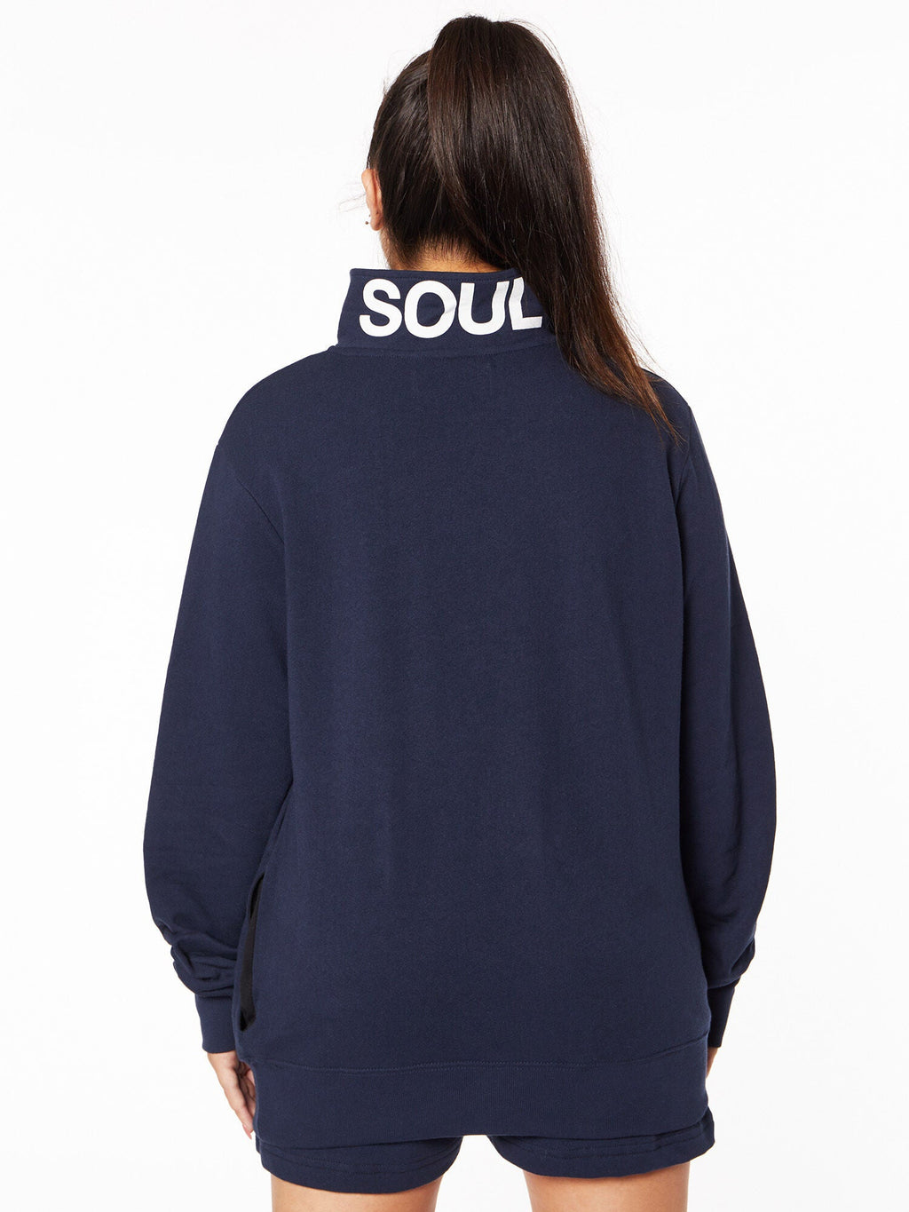 DREW QUATRER ZIP NAVY