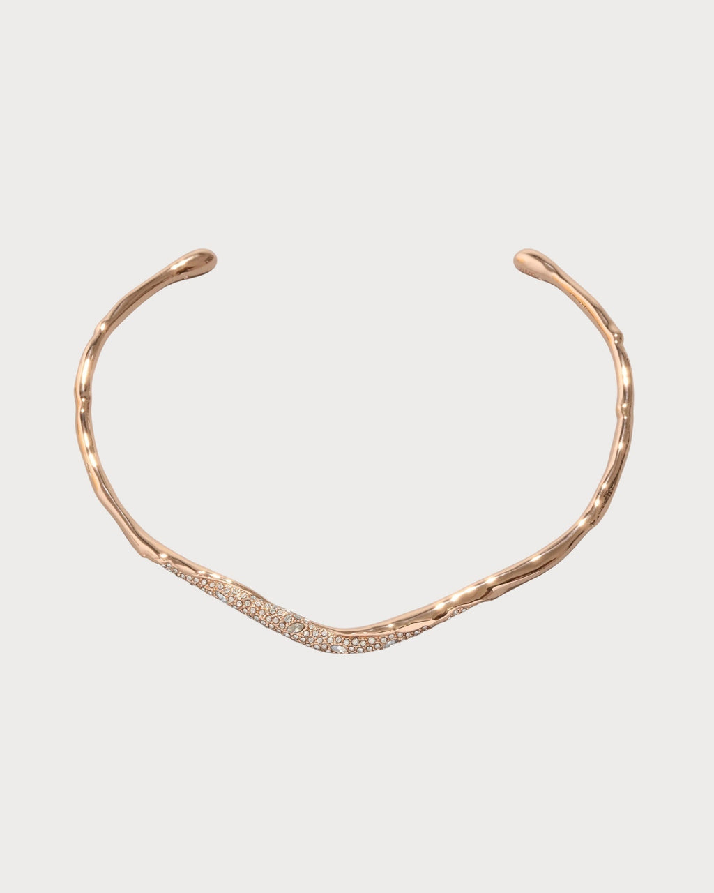 ALEXIS BITTAR Solanales Gold Crystal Skinny Collar(3 Colors)