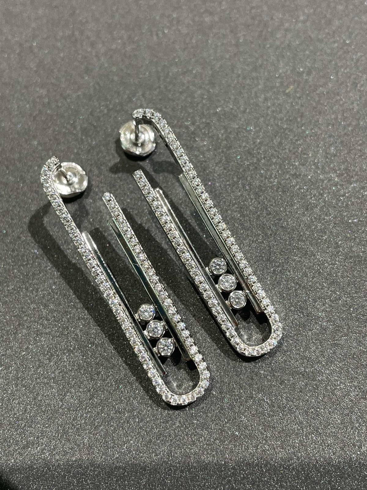 MESSIKA MOVE 10TH PM EARRINGS DIAMOND