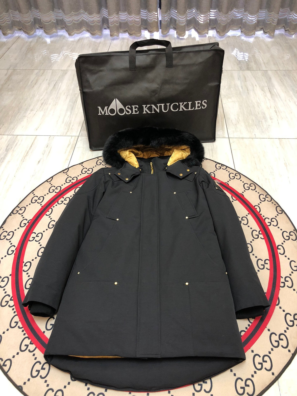 Moose Knuckles Men's Long Down Parka