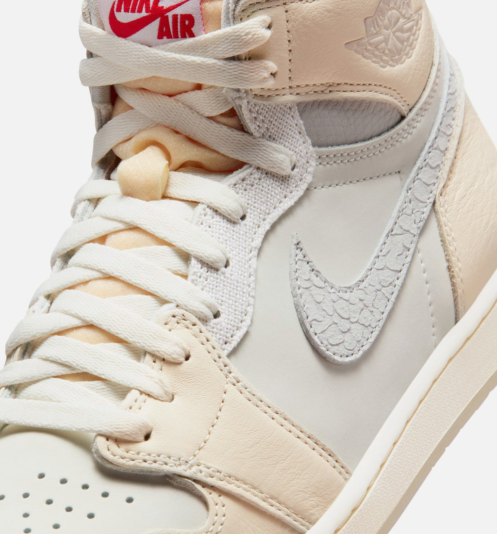 Air Jordan 1 Retro High OG Mens Lifestyle Shoe - Sail/University Red/Pale Ivory/Coconut Milk/Phantom