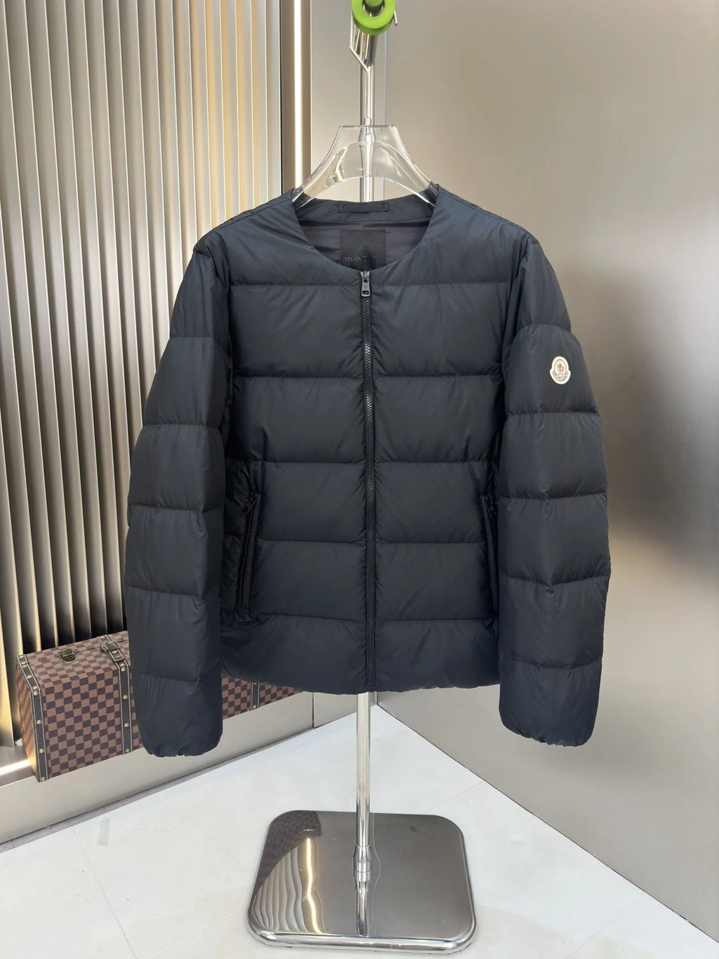 Moncler Reversible Down Jacket — Matte & Gloss Black