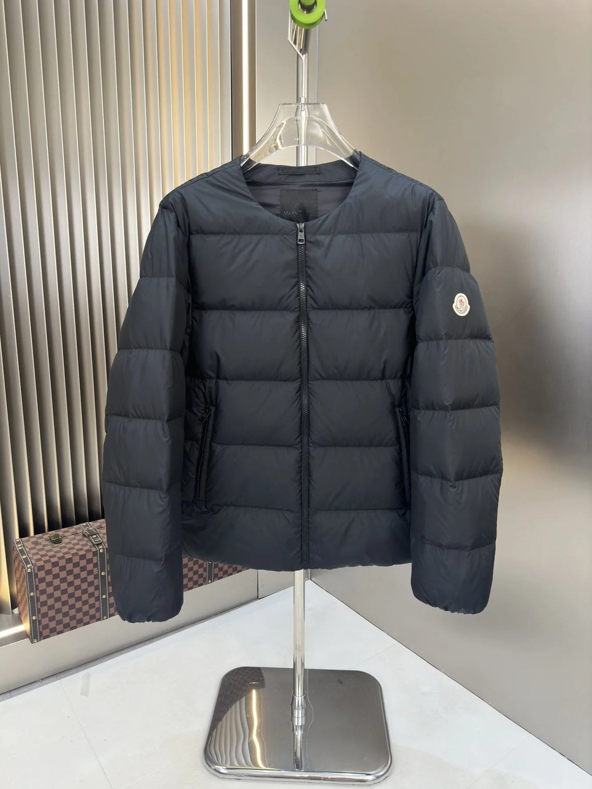 Moncler Reversible Down Jacket — Matte & Gloss Black