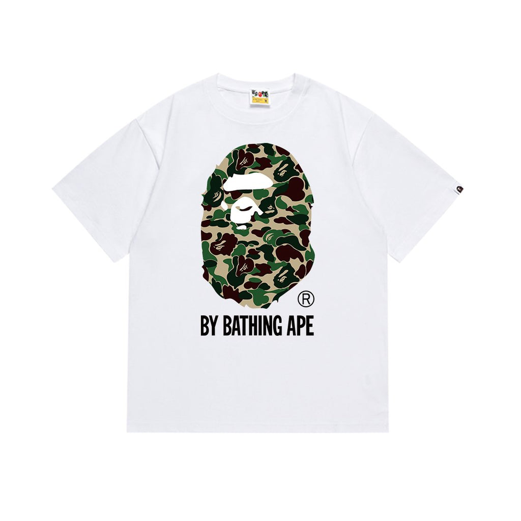 BAPE Green Camo Ape Head Graphic T-Shirt