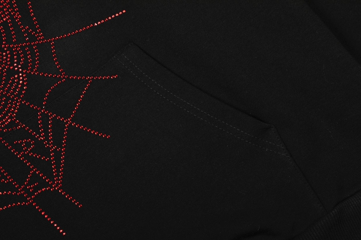 Sp5der Spider Web Graphic Hoodie & Sweatpants Set