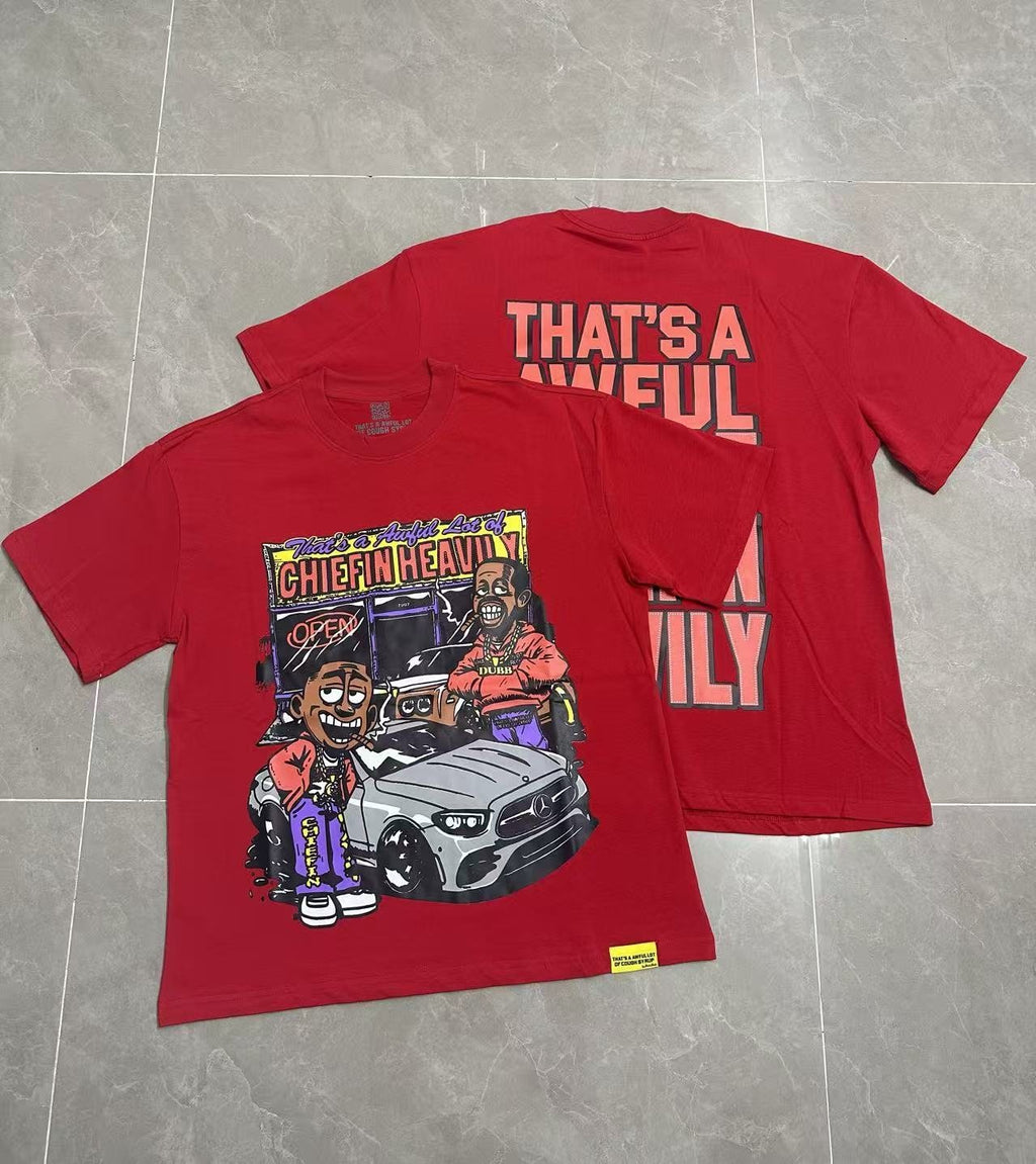 THAT'S A AWFUL LOT OF COUGH SYRUP Cartoon Car Short-Sleeve T-Shirt