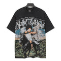 SAINT Rider & De Ores Graphic Washed Black T-Shirt