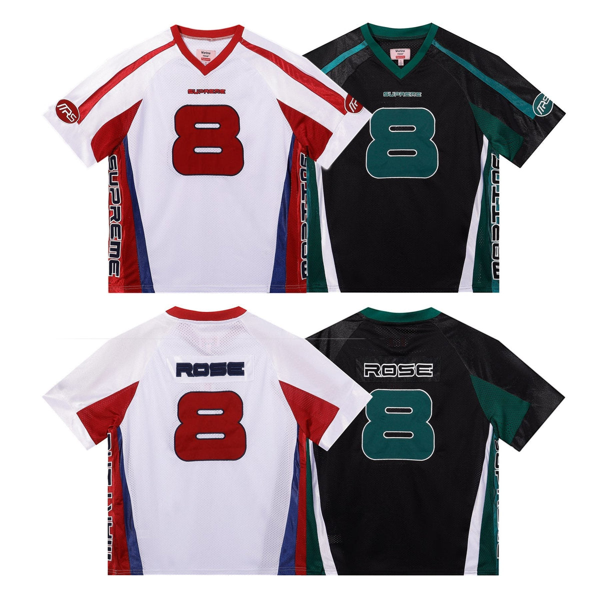Supreme E2030 Number Graphic Mesh Jersey T-Shirt