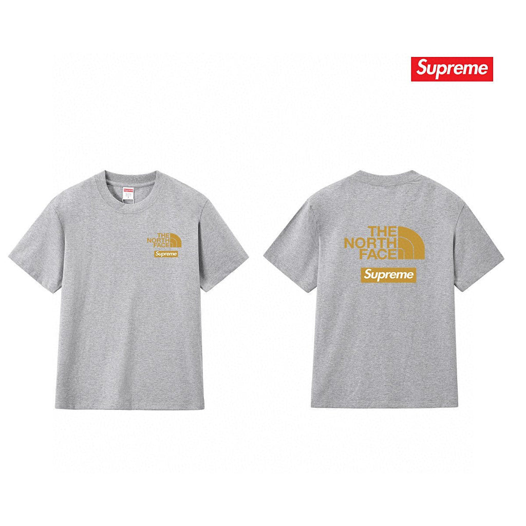 Supreme Gold Mountain Logo Graphic Short-Sleeve T-Shirt