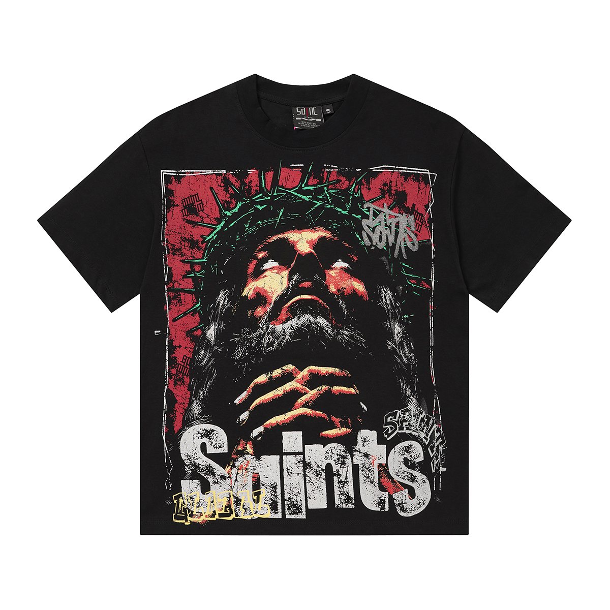 SAINT Portrait Graphic T-Shirt