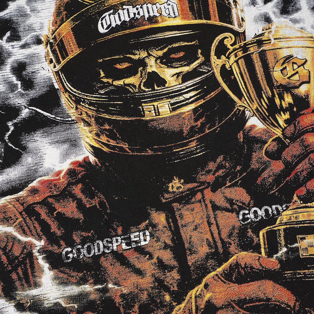 Godspeed Racing Skull Trophy Graphic T-Shirt