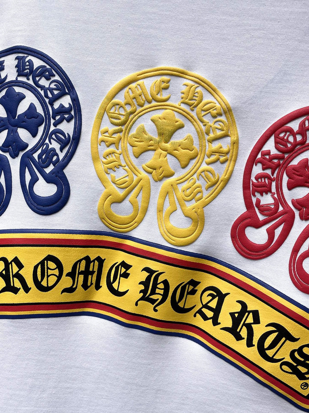 Chrome Hearts Multicolor Horseshoe Graphic T-Shirt