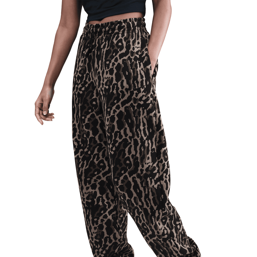 Wmns Nike Sportswear Phoenix Fleeve High-Waisted Oversized Printed Sweatpants