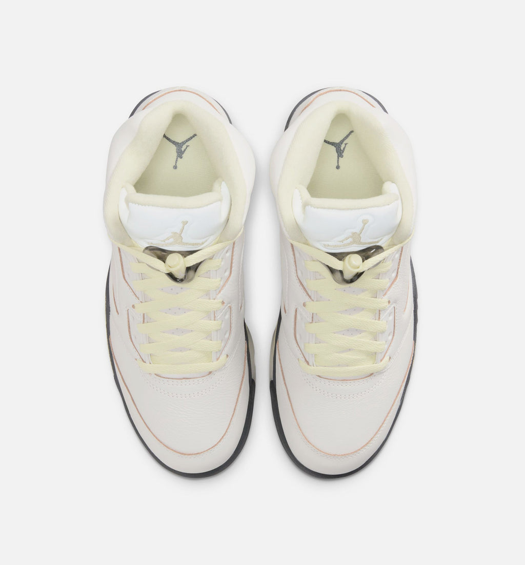 Air Jordan 5 Retro Luminous Green and Sail Women's Lifestyle Shoe – Sail/Luminous Green/Anthracite