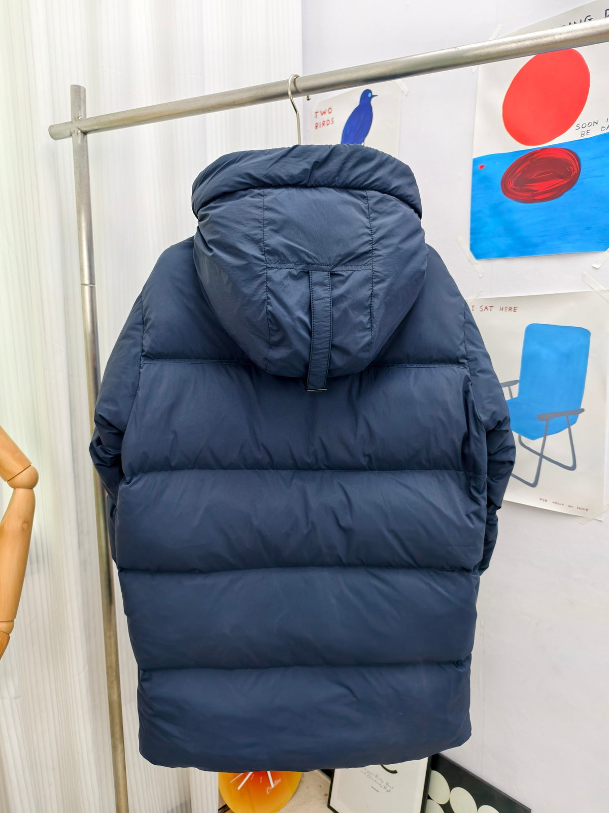 Canada Goose Lawrence Hooded Down Puffer Coat — Navy