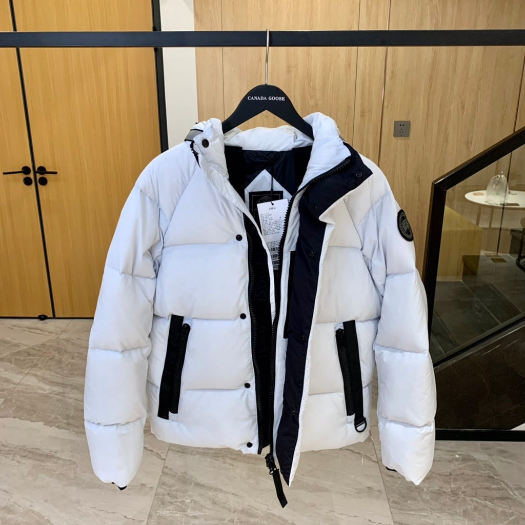 Canada Goose Black Label Hooded Puffer Jacket (Unisex)