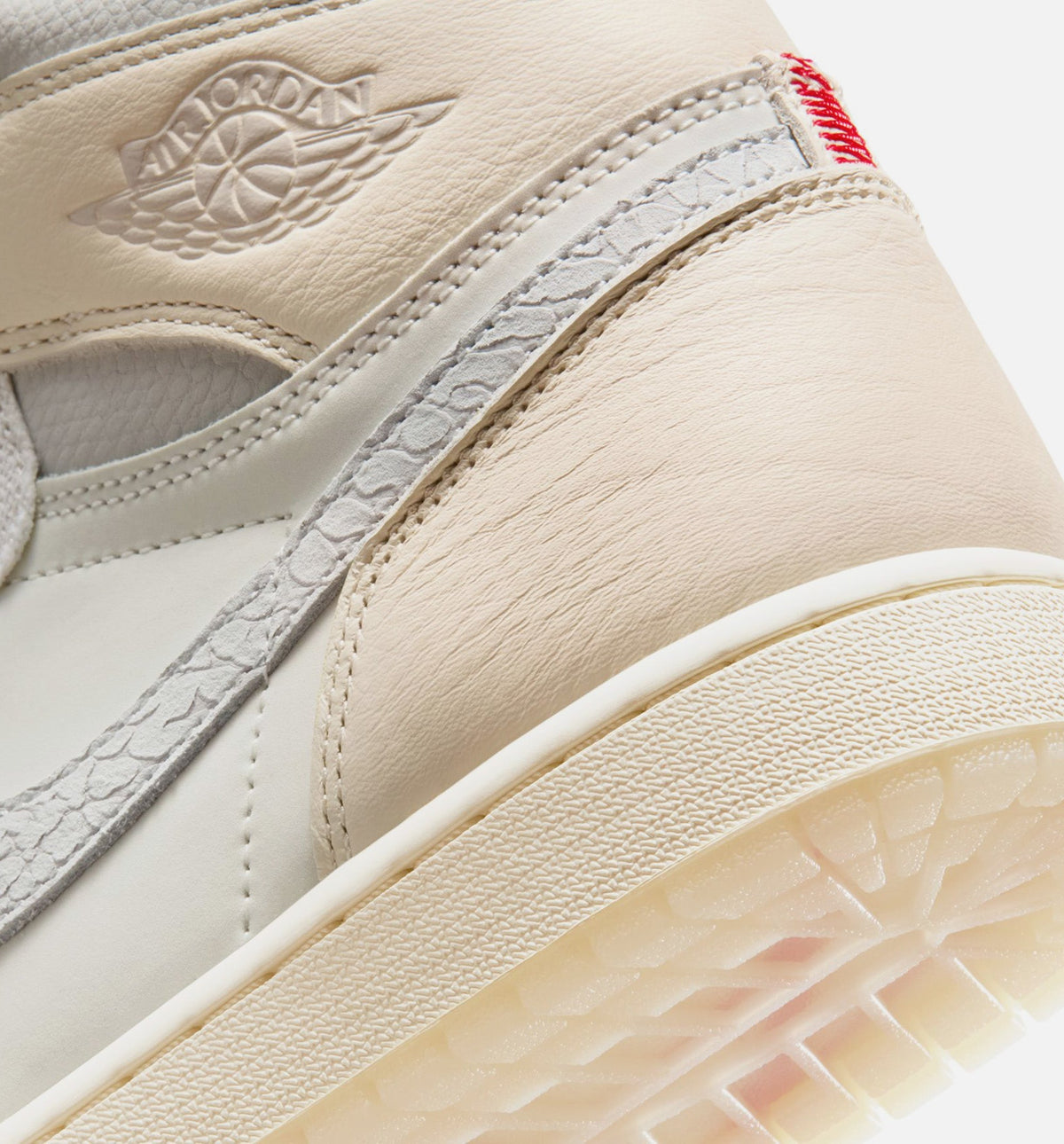 Air Jordan 1 Retro High OG Mens Lifestyle Shoe - Sail/University Red/Pale Ivory/Coconut Milk/Phantom
