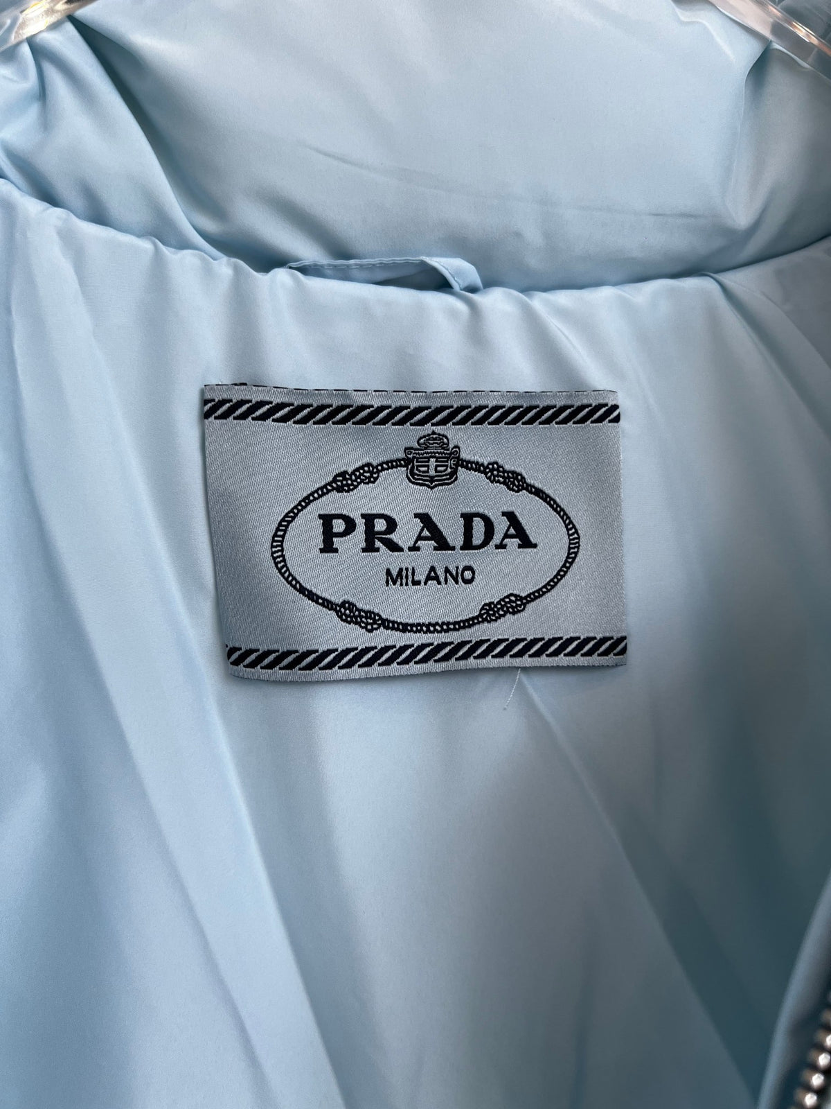 Prada Re-Nylon Cropped Down Jacket (Women's)