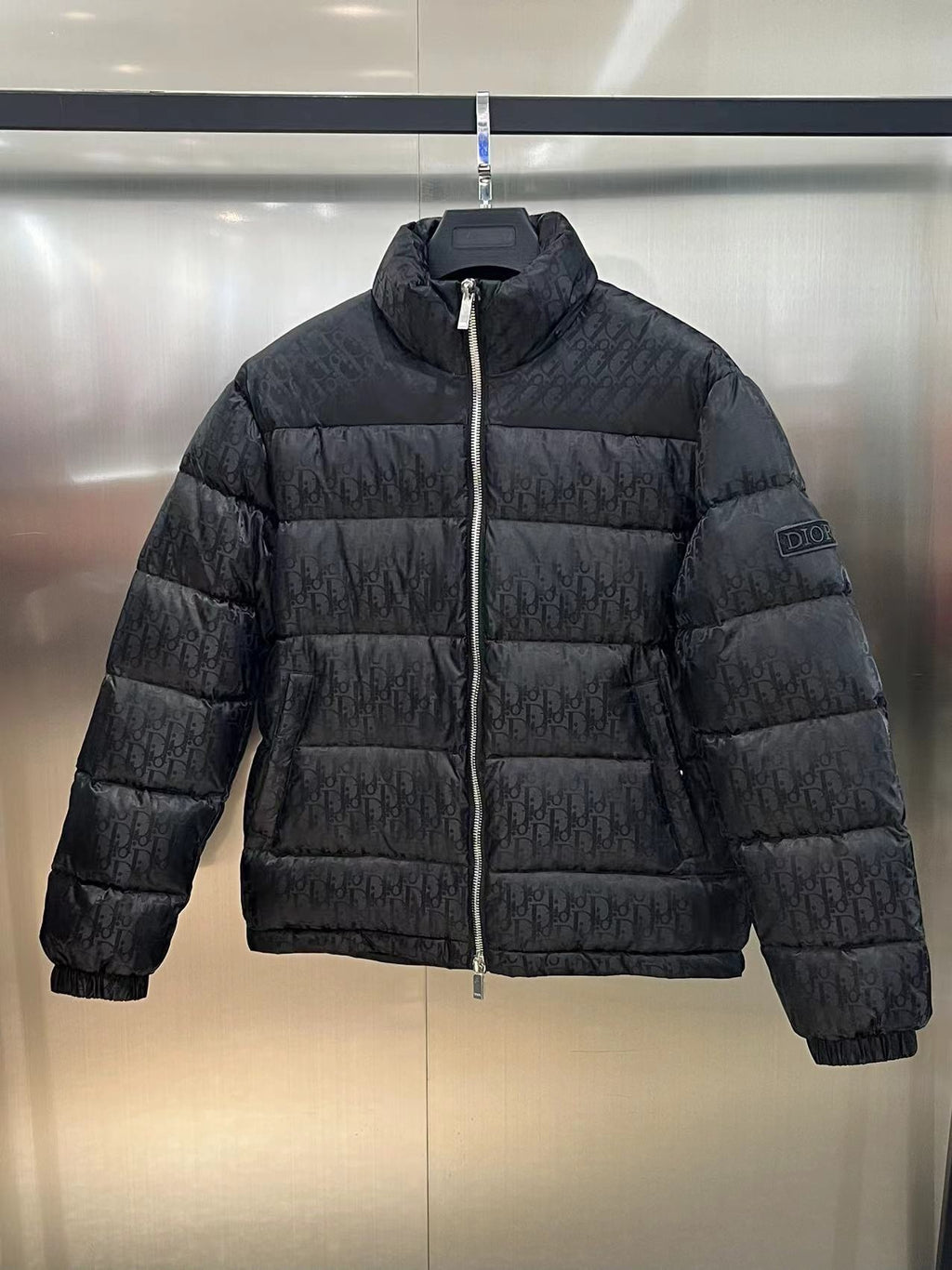 Dior Oblique Monogram Down Puffer Jacket (Unisex)