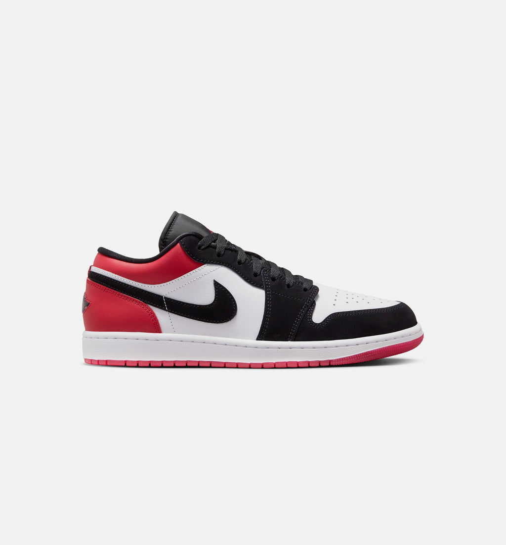 Air Jordan 1 Low SE Men's Lifestyle Sneakers - White/Varsity Red/Black