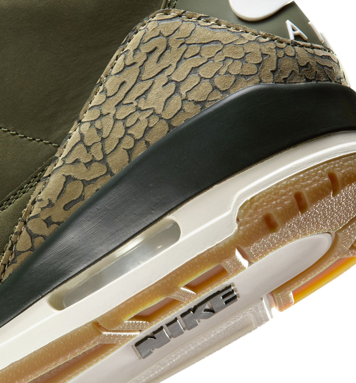 Air Jordan 3 Retro Medium Olive Men's Sneakers