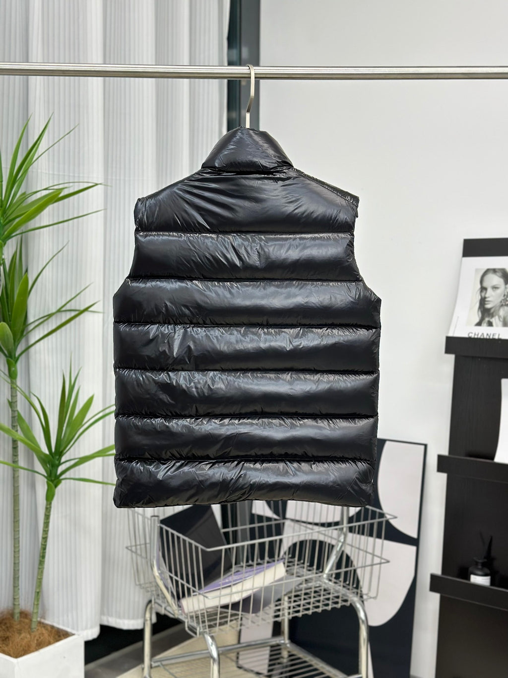 Moncler Lacquered Down Vest (Unisex)