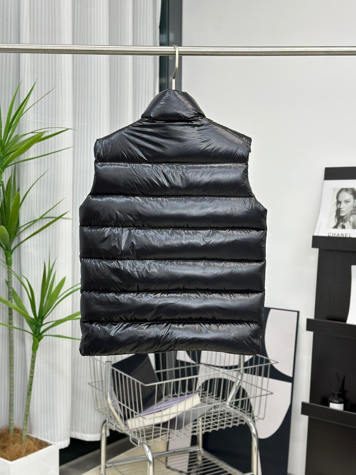 Moncler Lacquered Down Vest (Unisex)