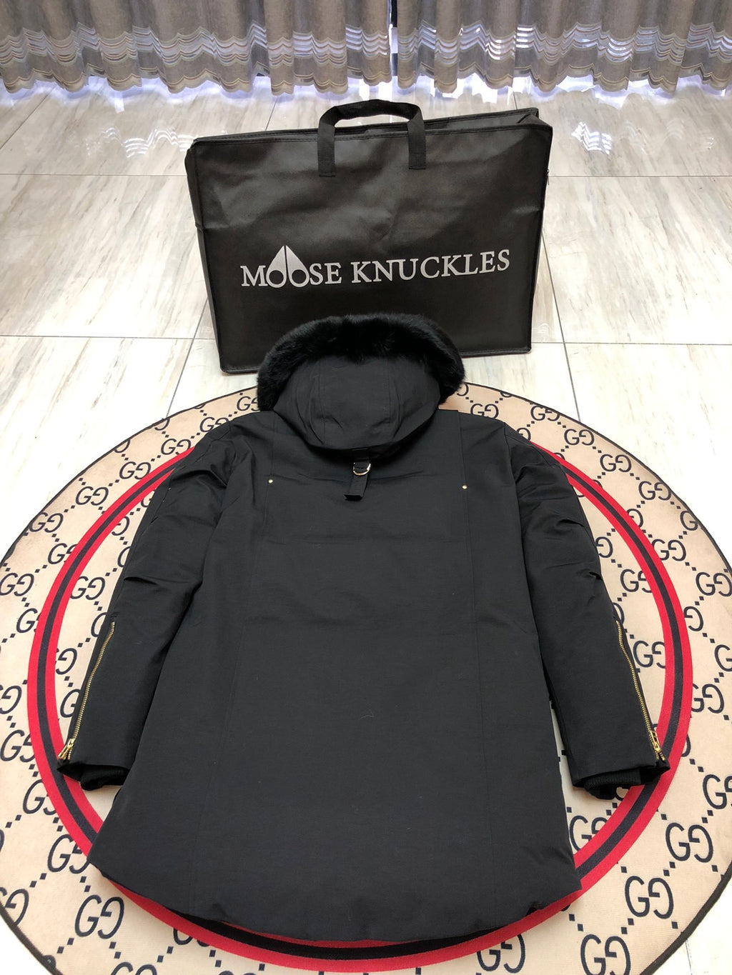 Moose Knuckles Men's Long Down Parka